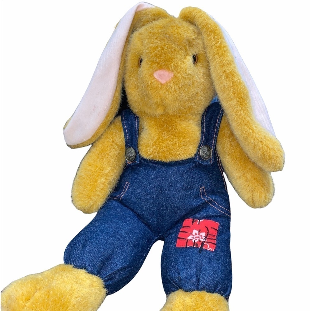 International Silver Co. vintage bunny rabbit with overalls